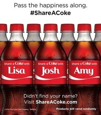 Share a Coke event
